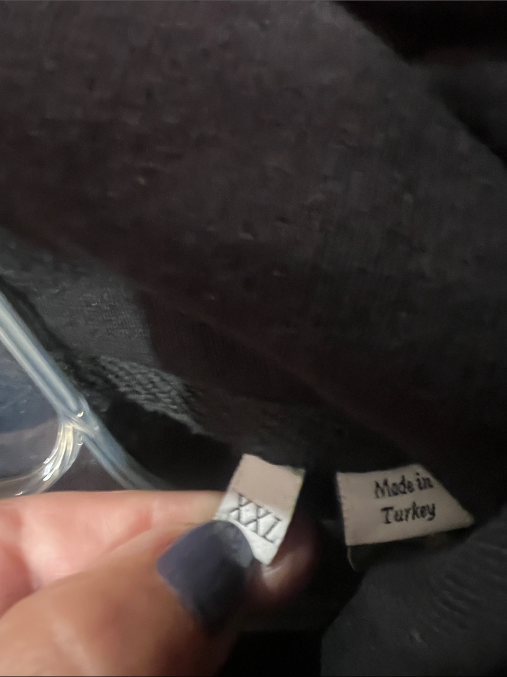 Les Deux Men's Black Pullover Hoodie with Discreet Script Logo - Picture 3 of 9